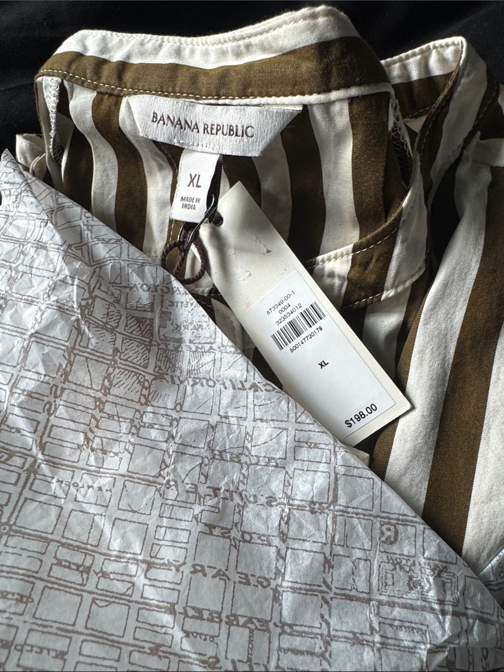 Banana Republic Cotton Poplin Big Button Shirt Dress - Picture 3 of 4